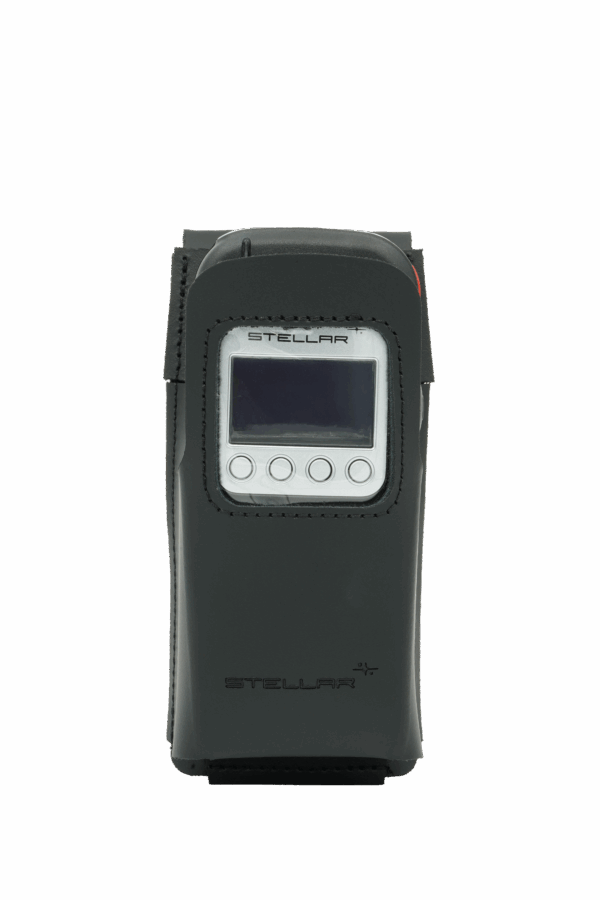 Stellar PS-Pager leather holder black button