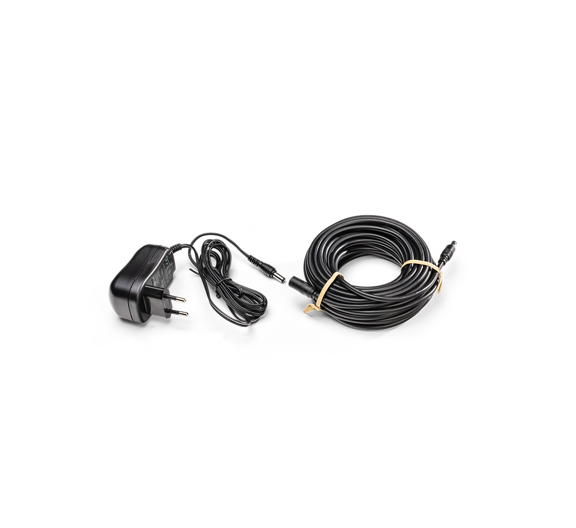 LBB5934/03 12VDC 1A power supply with cable 10 mtr.; adaptors for EU
