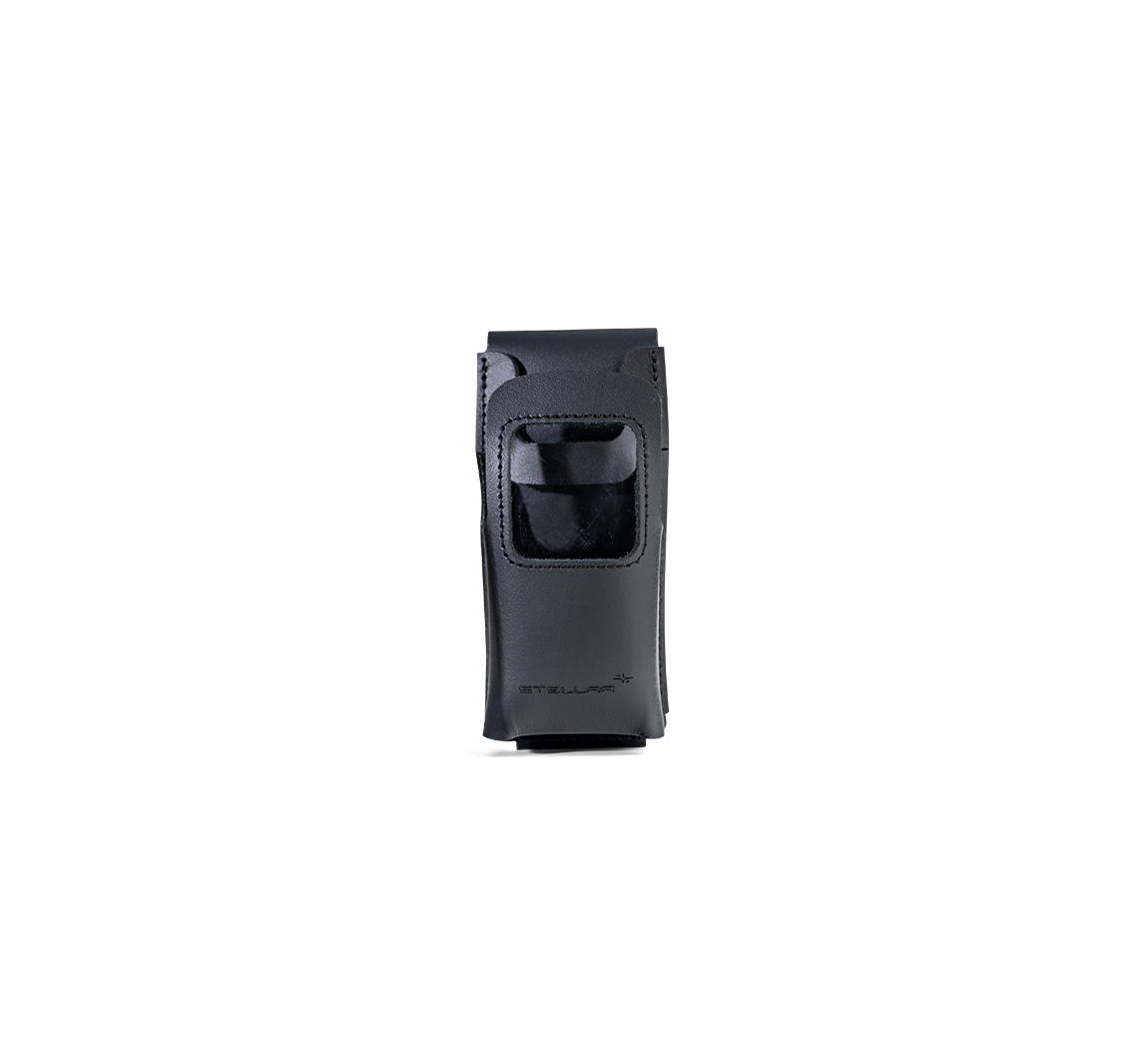 Stellar PS-Pager leather holder black button